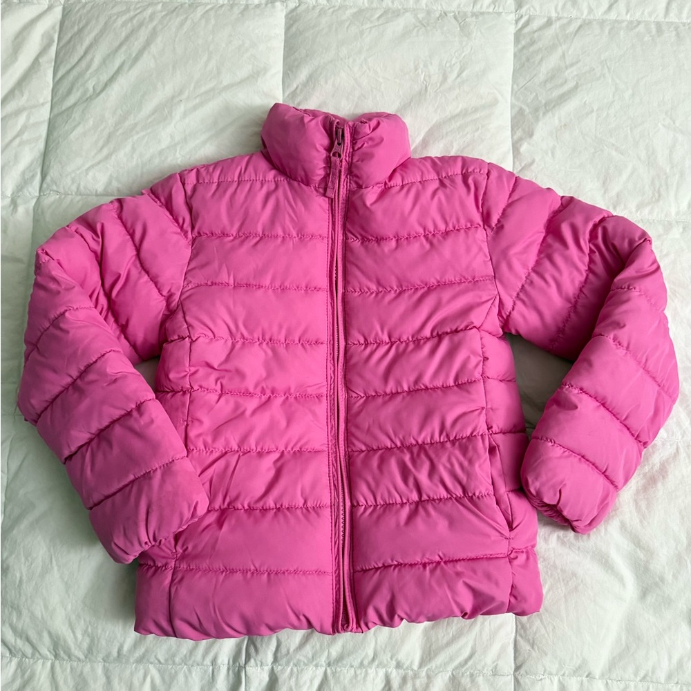 Children’s Place Bright Pink Kids Puffer Jacket